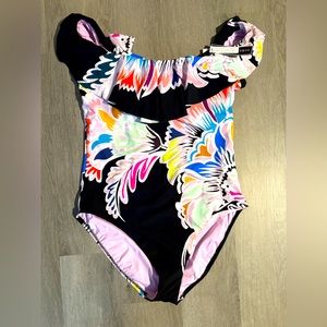 Trina Turk One Piece tummy control Swim Suit